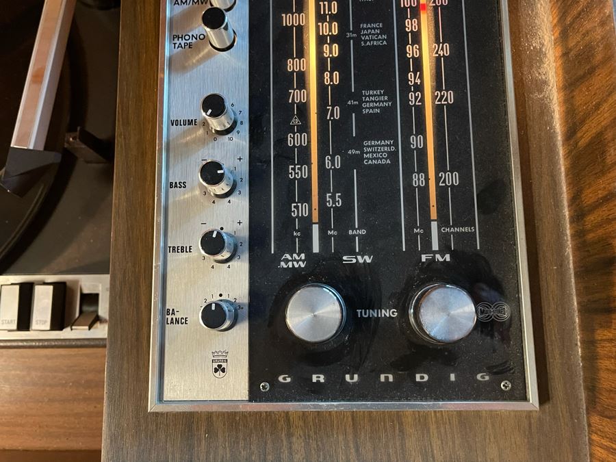 Mid-Century Grundig Stereo Console - Needs Servicing 48W X 16D X 30H [Photo 11]