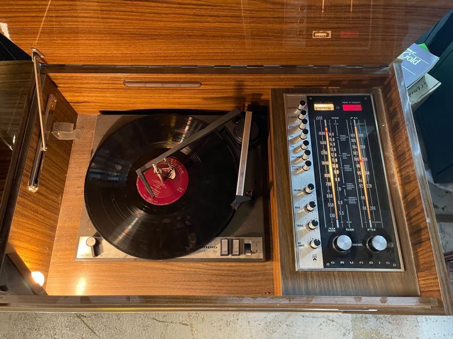 Mid-Century Grundig Stereo Console - Needs Servicing 48W X 16D X 30H [Photo 9]