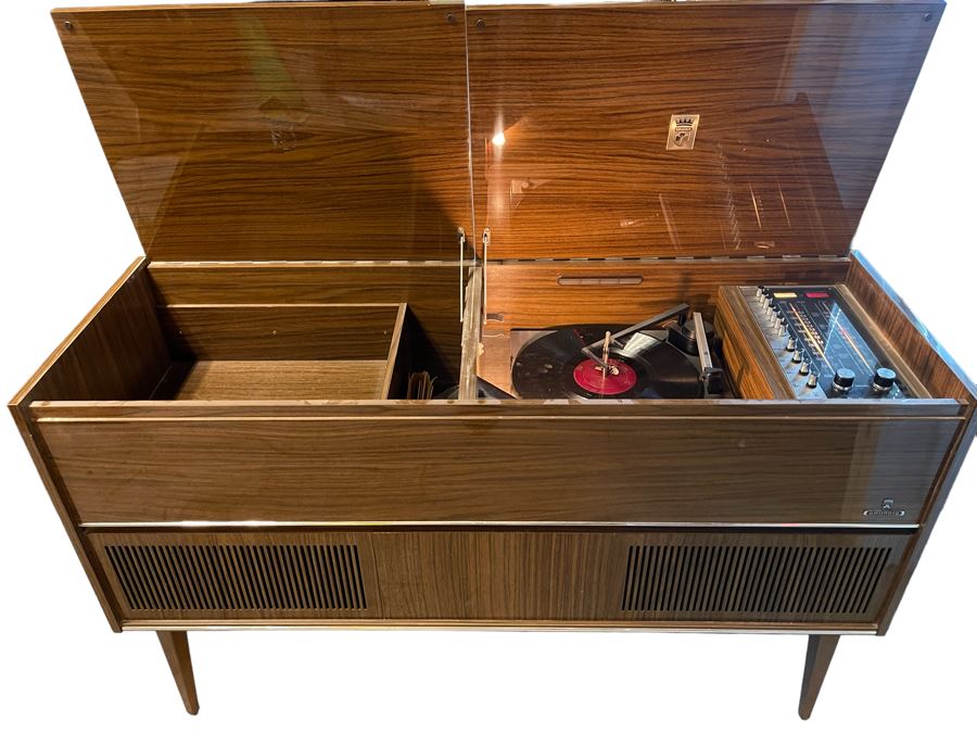Mid-Century Grundig Stereo Console - Needs Servicing 48W X 16D X 30H [Photo 2]