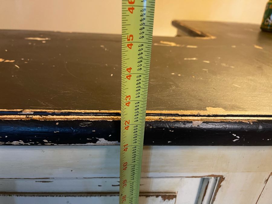 Vintage Wooden Store Cash Wrap Counter Or Home Bar 95W X 41D X 42.5H [Photo 18]