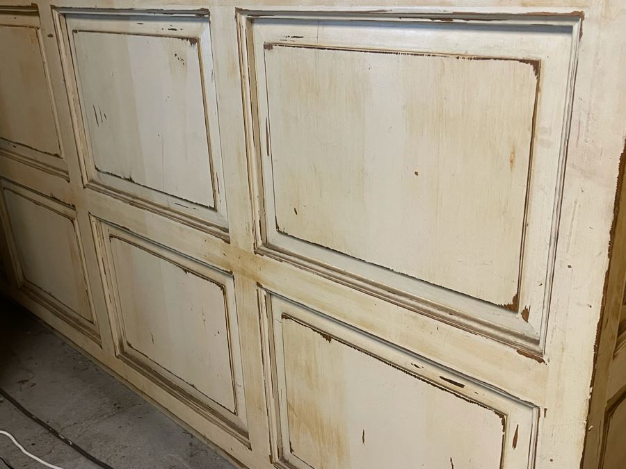 Vintage Wooden Store Cash Wrap Counter Or Home Bar 95W X 41D X 42.5H [Photo 11]