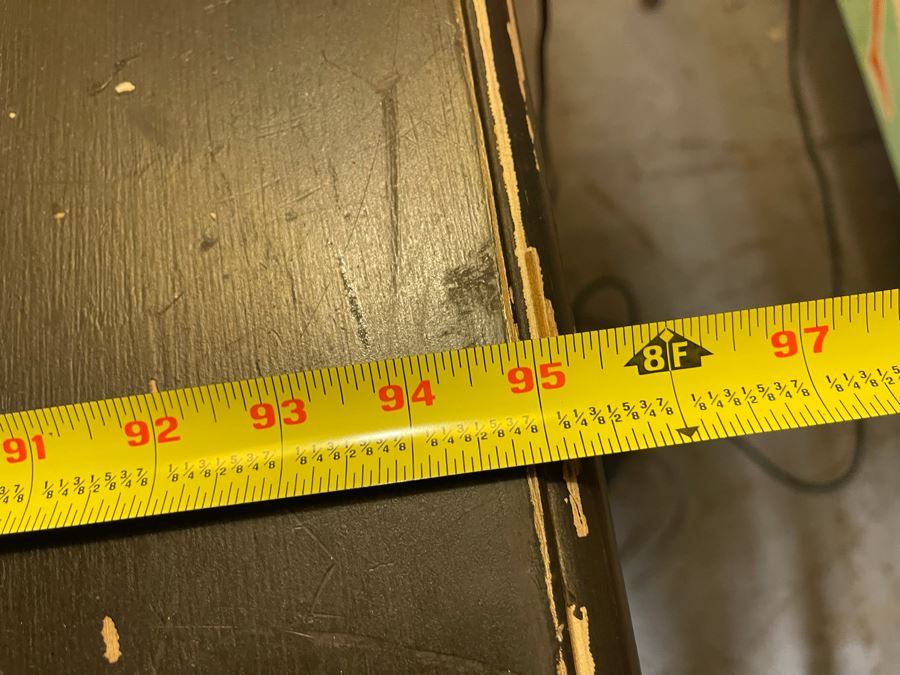 Vintage Wooden Store Cash Wrap Counter Or Home Bar 95W X 41D X 42.5H [Photo 16]