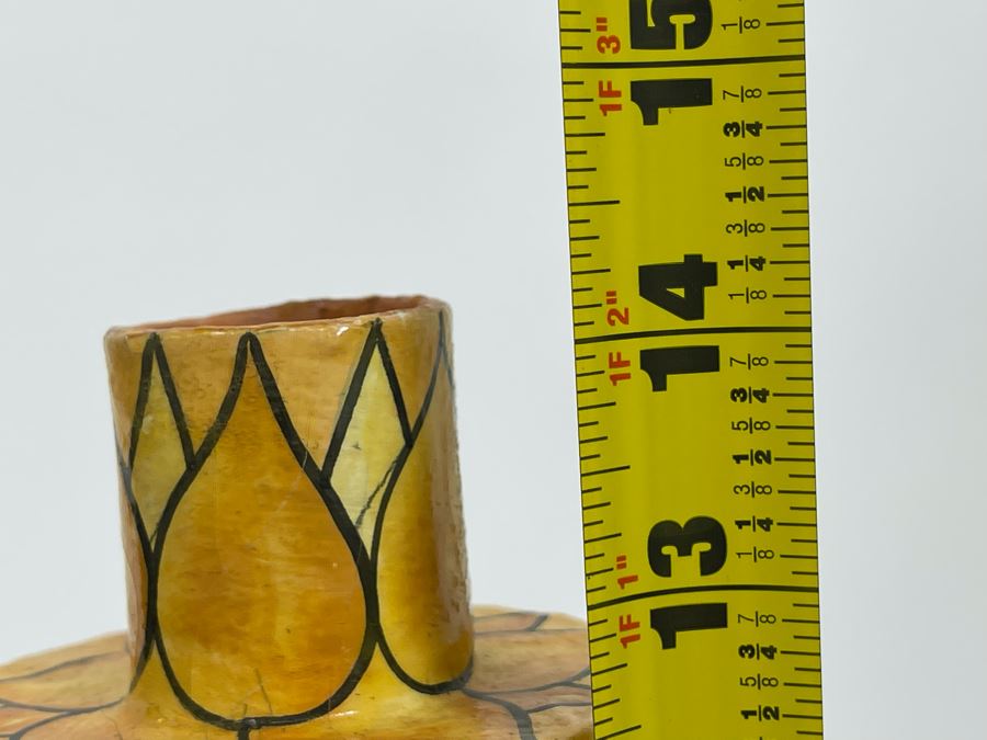Signed Mexican Paper Mache Figurine 14H [Photo 10]