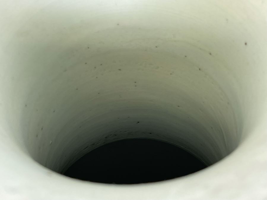 Large Antique Chinese Porcelain Vase (Bottom Not Drilled) On Wooden Lamp Base - Vase Appears To Be Attached To Base With Museum Wax - Vase Is 24.5H X 9W [Photo 30]