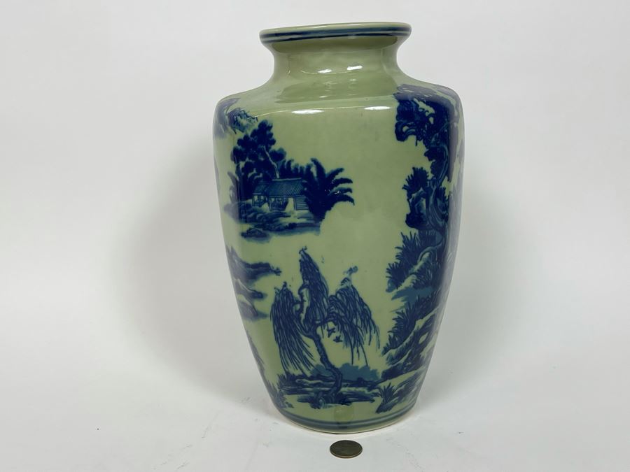Contemporary Chinese Porcelain 12' Vase [Photo 5]