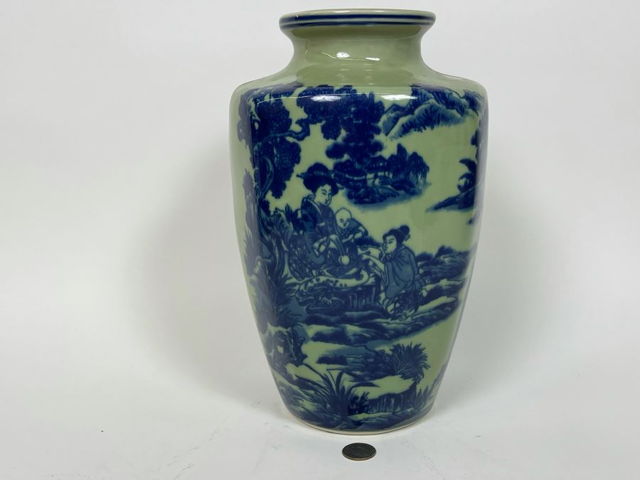Contemporary Chinese Porcelain 12' Vase [Photo 6]