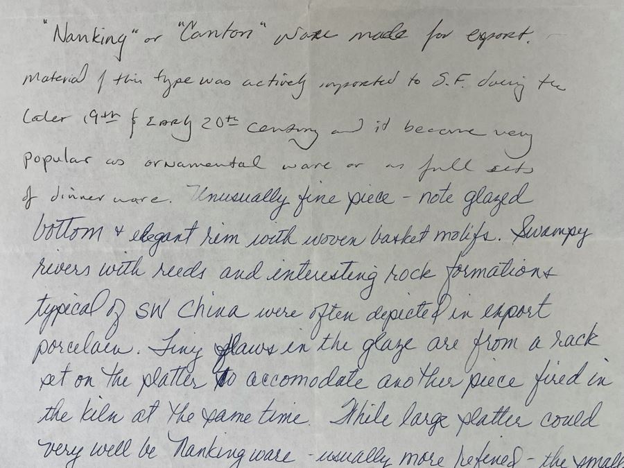 Antique Chinese Porcelain Canton Ware Large Platter For Export 16.5R [Photo 28]