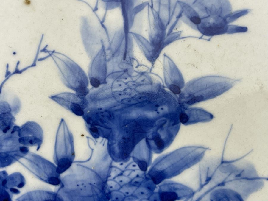 Antique Chinese Porcelain Canton Ware Large Platter For Export 16.5R [Photo 7]