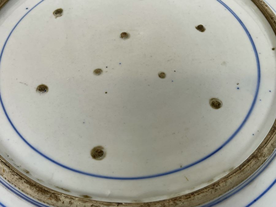 Antique Chinese Porcelain Canton Ware Large Platter For Export 16.5R [Photo 18]