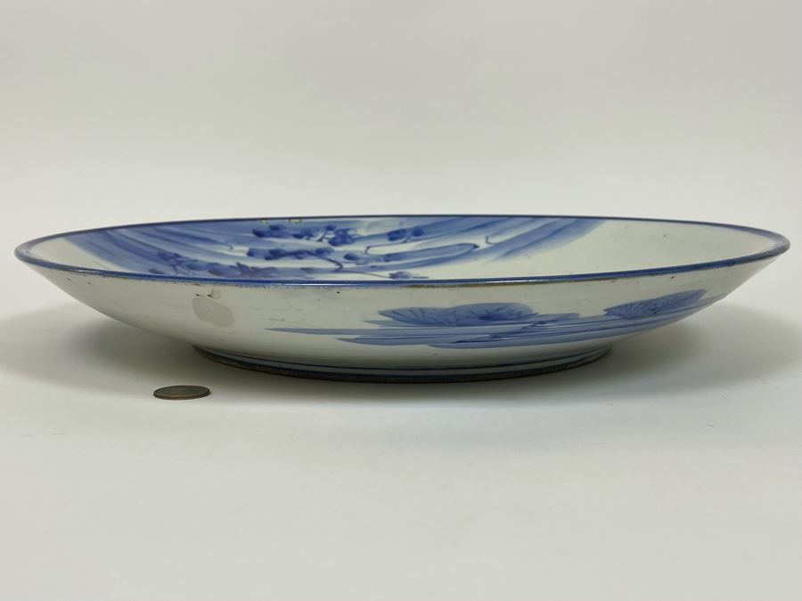 Antique Chinese Porcelain Canton Ware Large Platter For Export 16.5R [Photo 9]