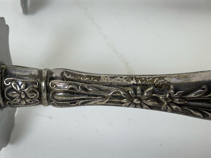 Sterling Silver Handled Meat Carving Set [Photo 5]