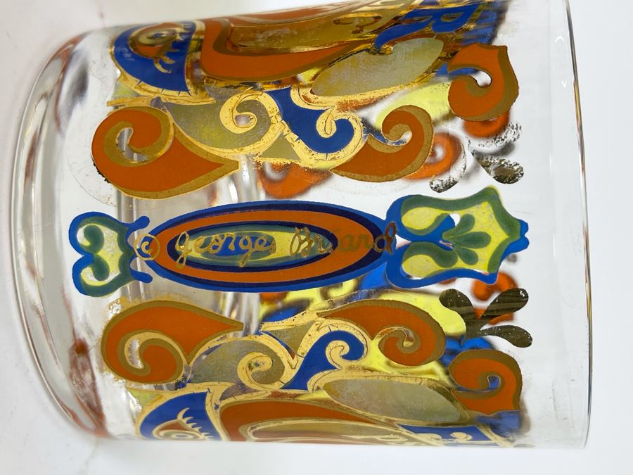 Updated: (3) Rare George Briard Sixties Further Psychedelic Acid Test For Drop In Glasses - Found An Additional Glass (One Glass Has Slight Chip In Rim) 3.25W X 3.5H [Photo 7]