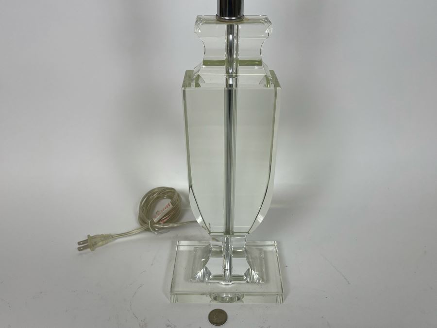 Lucite Table Lamp 25.5 [Photo 2]