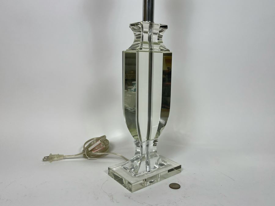 Lucite Table Lamp 25.5 [Photo 5]