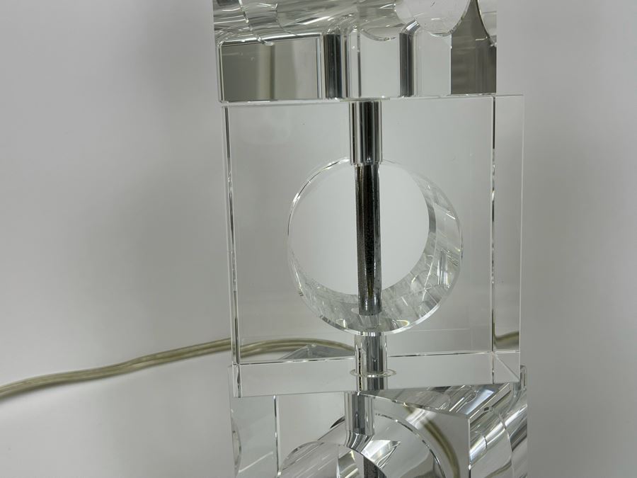 Lucite Table Lamp 25.5H [Photo 6]