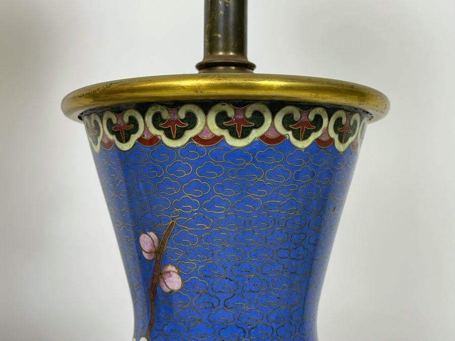Pair Of Cloisonne Table Lamps 32H [Photo 8]