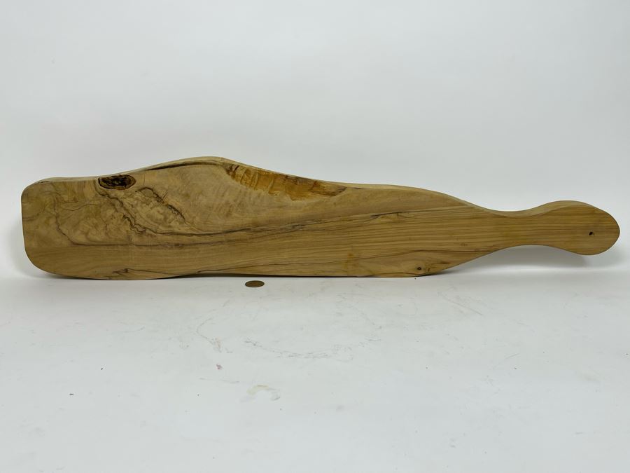 Wooden Whale Cutting Board 30W X 6D X 2H [Photo 2]