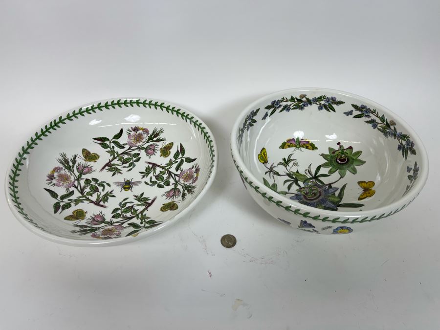 Pair Of Portmeirion Bowls 13W And 11W [Photo 3]