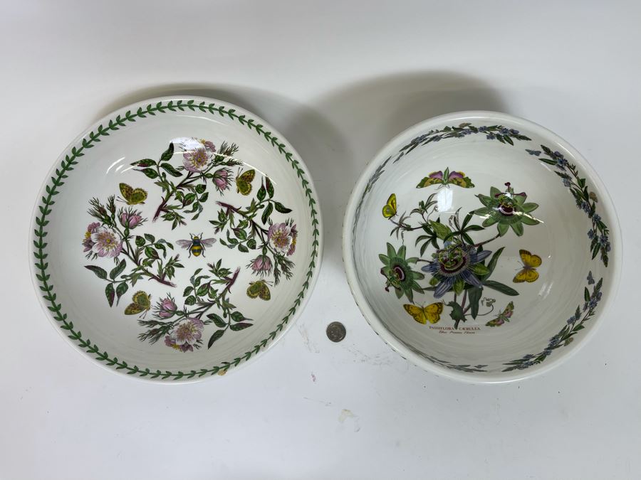 Pair Of Portmeirion Bowls 13W And 11W [Photo 2]