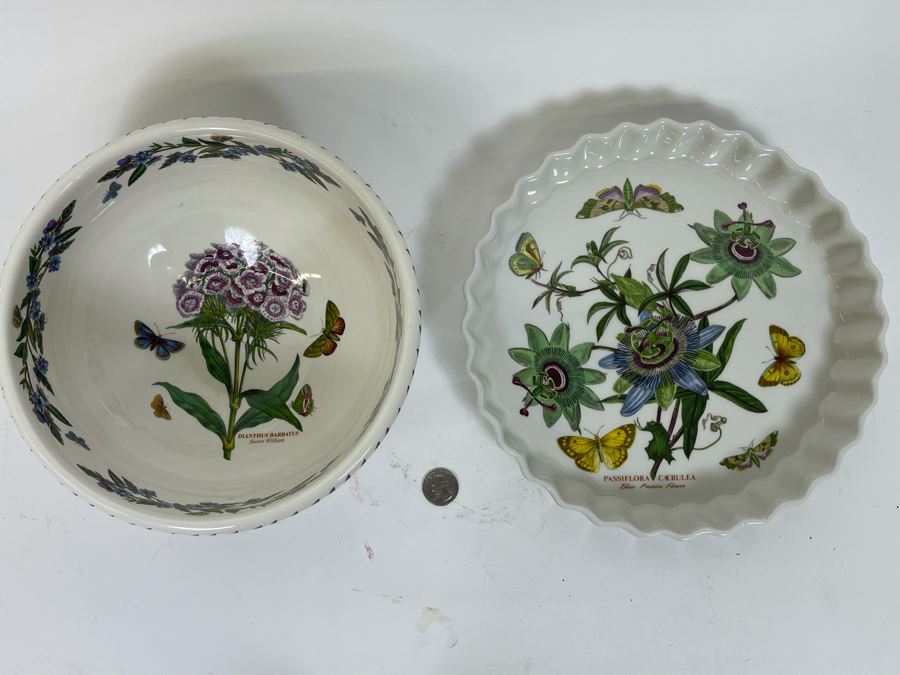 Pair Of Portmeirion Bowls 9.5W And 10.5W [Photo 3]