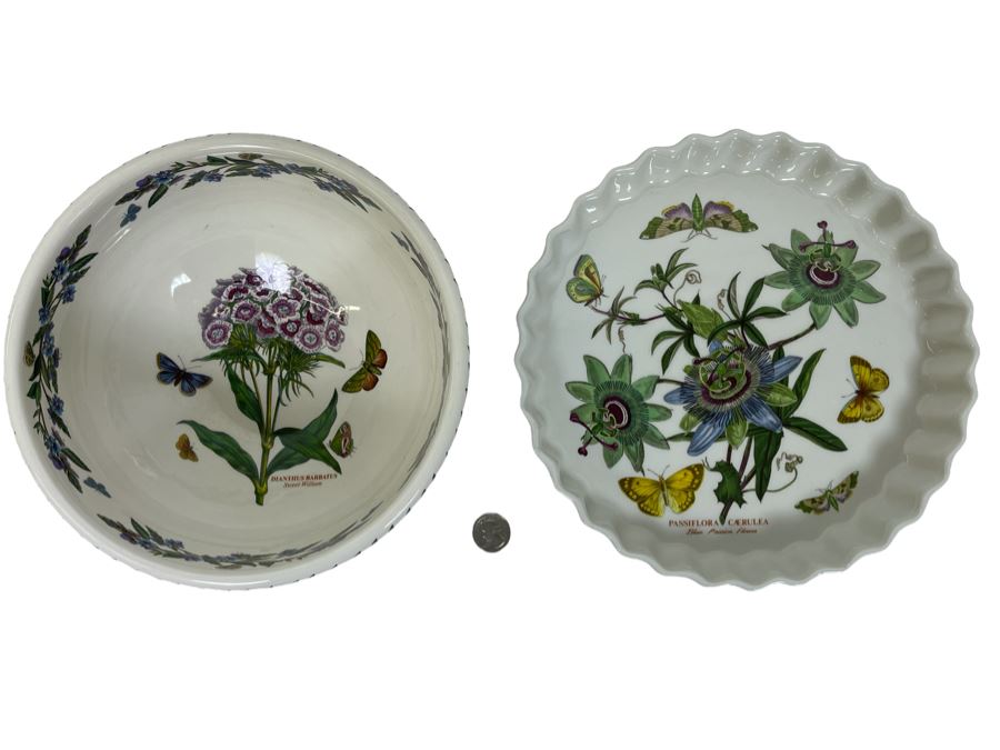 Pair Of Portmeirion Bowls 9.5W And 10.5W [Photo 1]