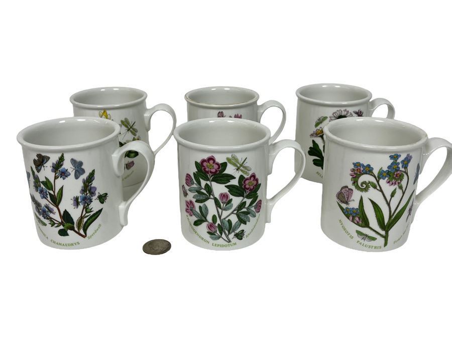 (6) Portmeirion Coffee Cups 3.75H [Photo 1]