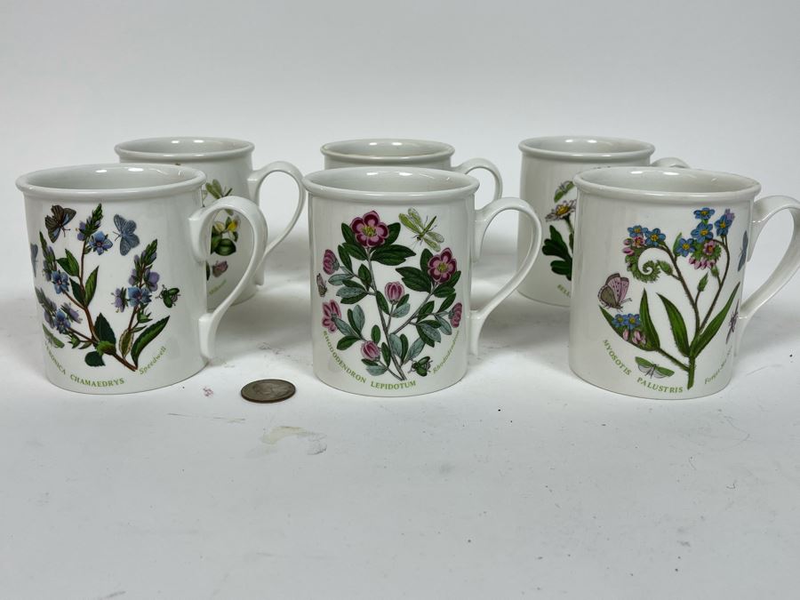 (6) Portmeirion Coffee Cups 3.75H [Photo 3]