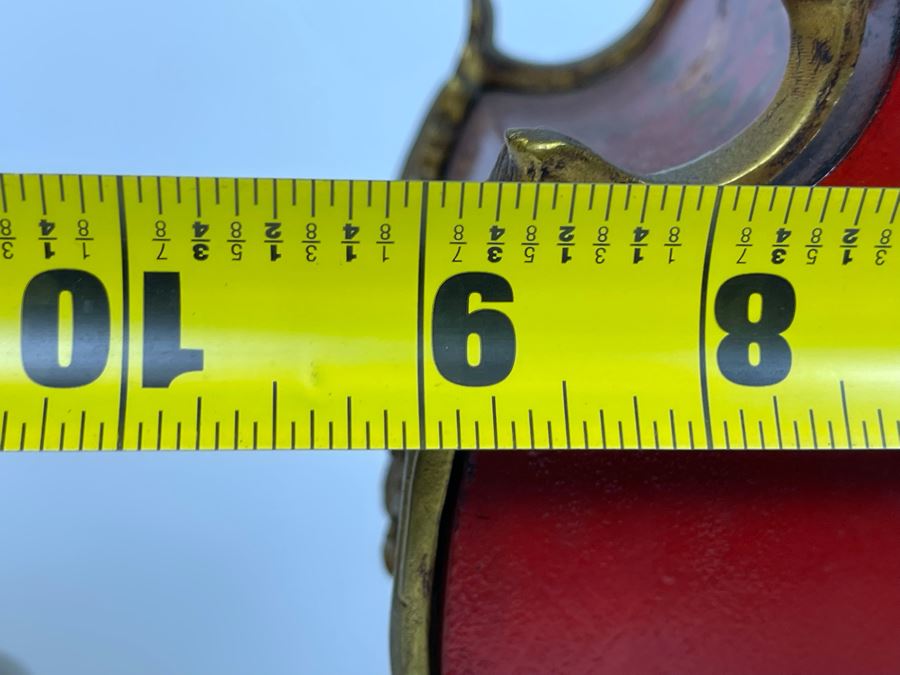 Zenith Swiss Made Pendulum Clock 9W X 4D X 20H With Shelf 11W X 6D X 9H - No Key - Untested [Photo 23]