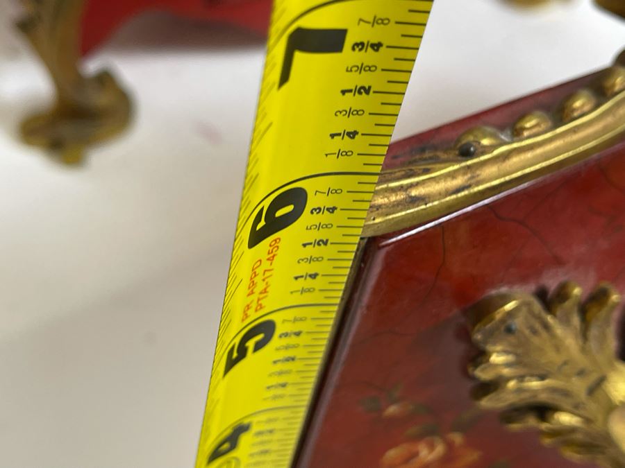 Zenith Swiss Made Pendulum Clock 9W X 4D X 20H With Shelf 11W X 6D X 9H - No Key - Untested [Photo 27]