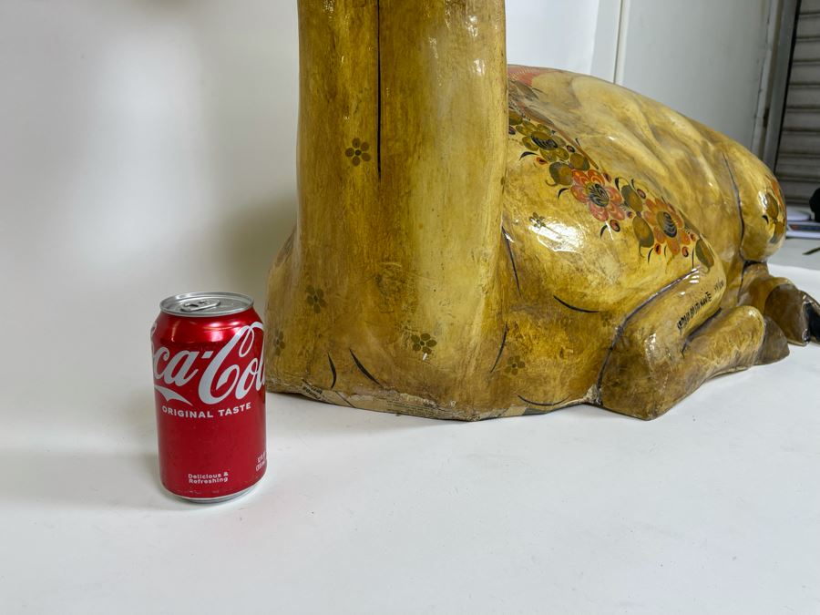 Sergio Bustamante Large Limited Edition Hand Signed Paper-Mache Large Deer Sculpture Rare 49 Of 100 32W X 21D X 34H Estimate $10,000 [Photo 16]