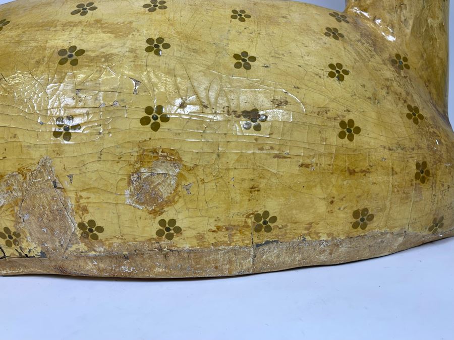 Sergio Bustamante Large Limited Edition Hand Signed Paper-Mache Large Deer Sculpture Rare 49 Of 100 32W X 21D X 34H Estimate $10,000 [Photo 24]