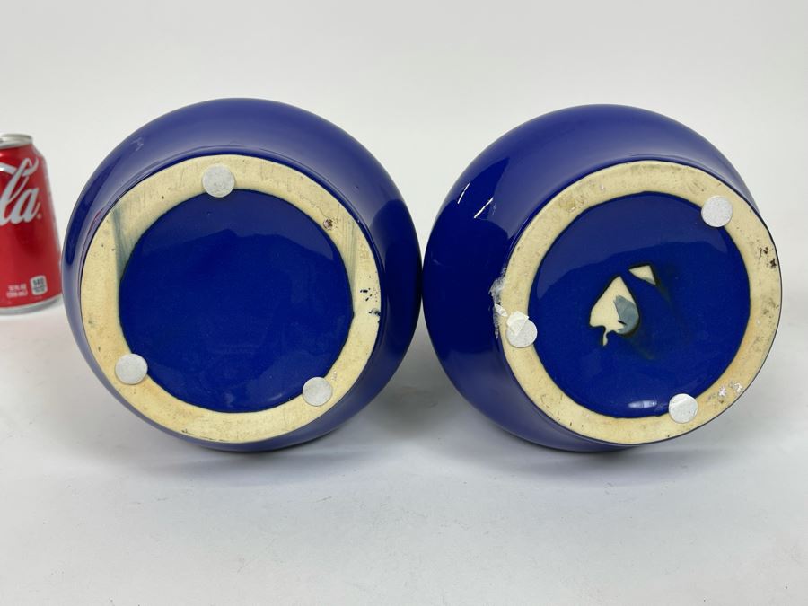 (3) Blue And White Decorative Vases [Photo 5]