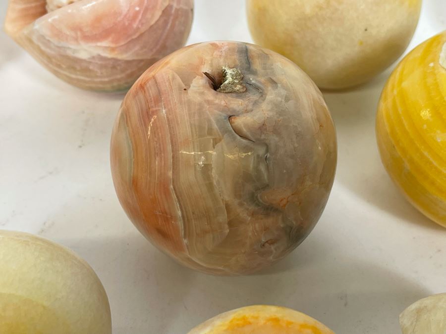 Large Collection Of Carved Stone Fruit [Photo 13]