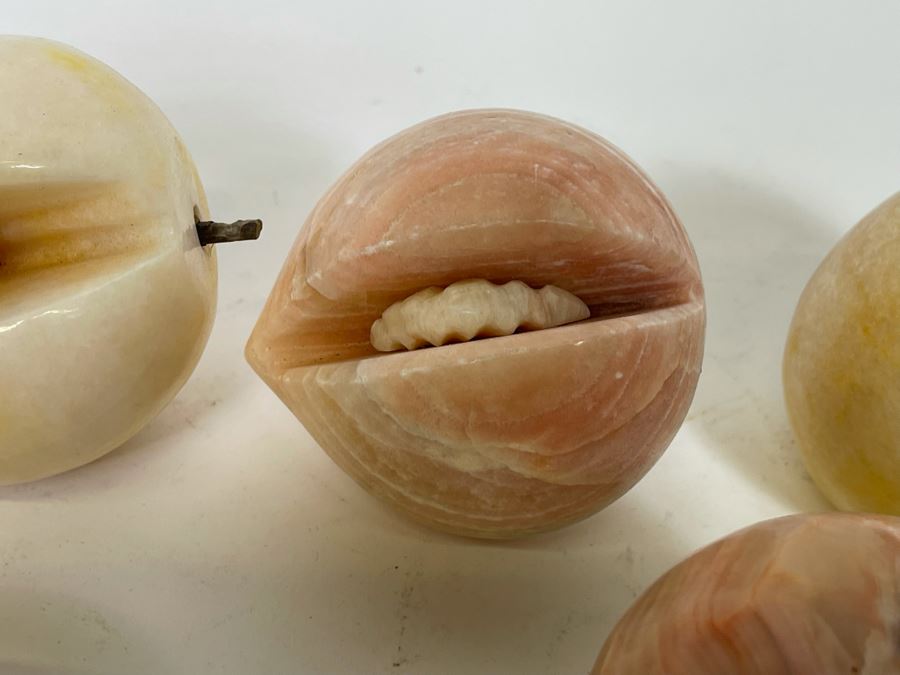 Large Collection Of Carved Stone Fruit [Photo 14]