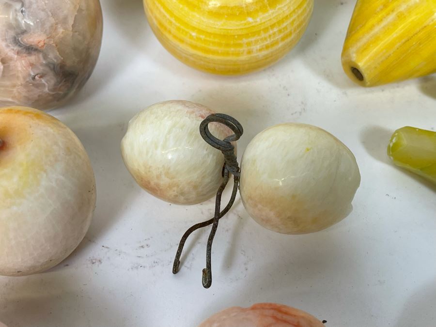 Large Collection Of Carved Stone Fruit [Photo 9]