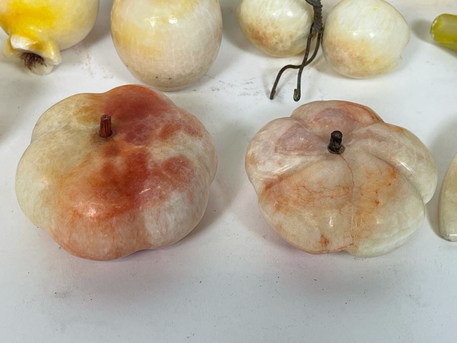 Large Collection Of Carved Stone Fruit [Photo 6]