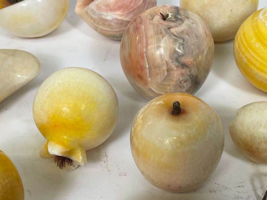 Large Collection Of Carved Stone Fruit [Photo 10]