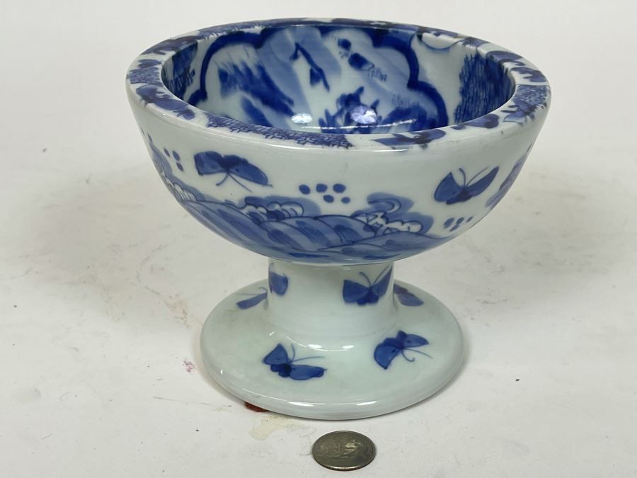 Contemporary Chinese Porcelain Compote 6.5W X 5.25H [Photo 9]