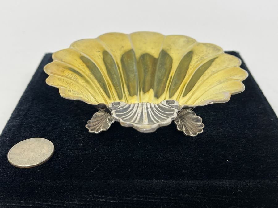 900 Coin Silver Shell Dish Tray 80g $53 Melt Value [Photo 6]