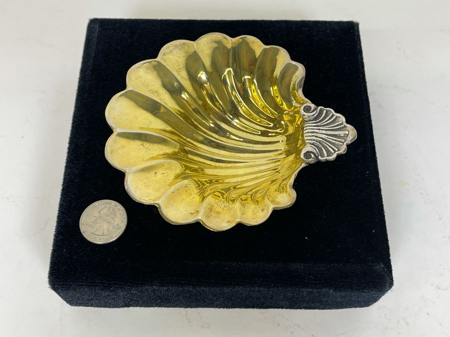 900 Coin Silver Shell Dish Tray 80g $53 Melt Value [Photo 3]