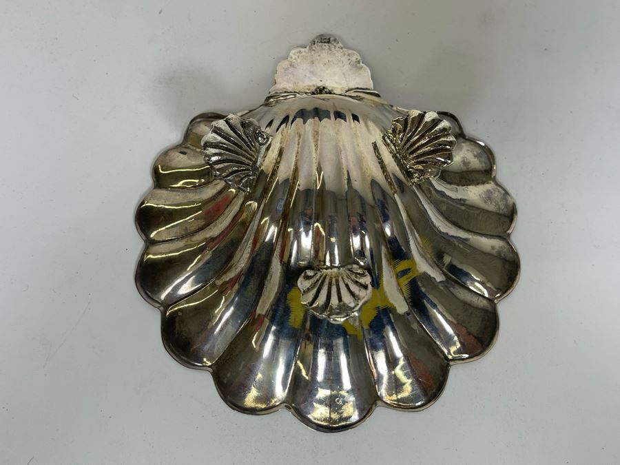 900 Coin Silver Shell Dish Tray 80g $53 Melt Value [Photo 7]