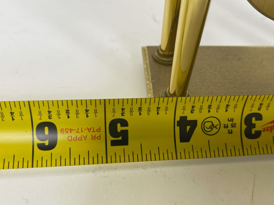 Working Brass Swiza-Sheffield 8 Day 7 Jewels Swiss Clock 4.25W X 2D X 6H [Photo 8]