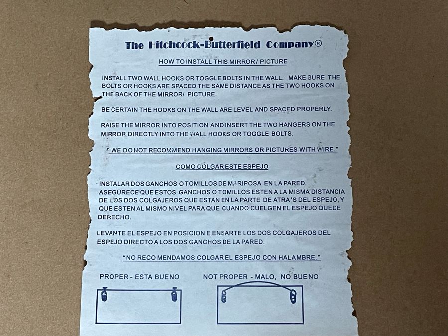 JUST ADDED - Pair Of Wall Mirrors 26 X 36 [Photo 5]