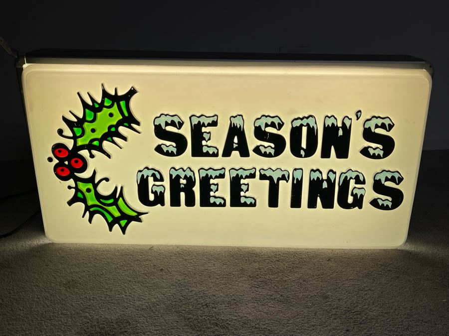 JUST ADDED - Signtronix Model IS-40 Lighted Sign 40W X 5D X 20H [Photo 1]