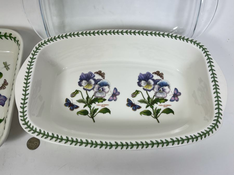 Pair Of Portmeirion Ovenware Pans 15W And 14.5W [Photo 4]