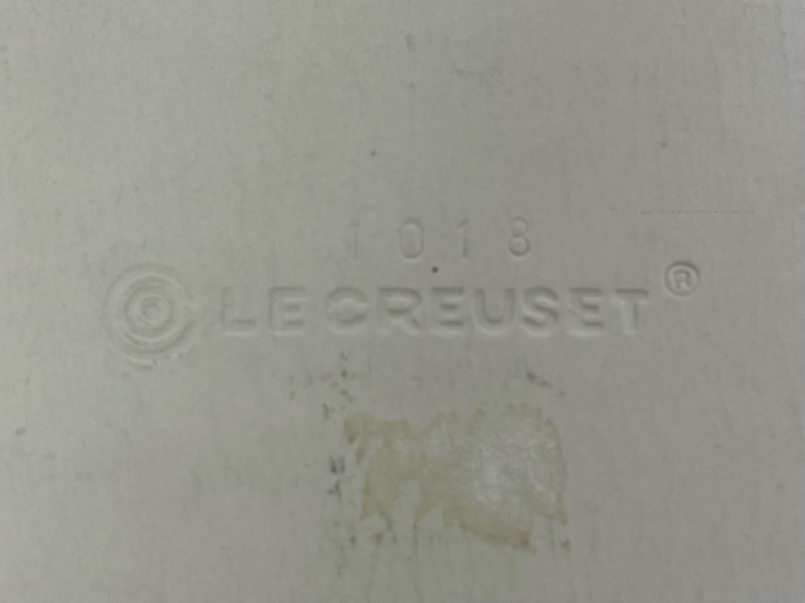 Correction: Le Creuset Ovenware Stoneware Covered Pan 1018 15W X 9D X 7H [Photo 6]