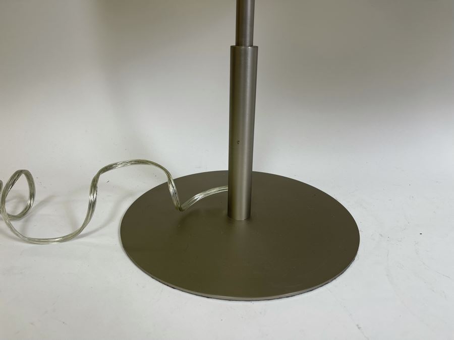 Pair Of Modern Metal Table Lamps With Double Shade [Photo 4]