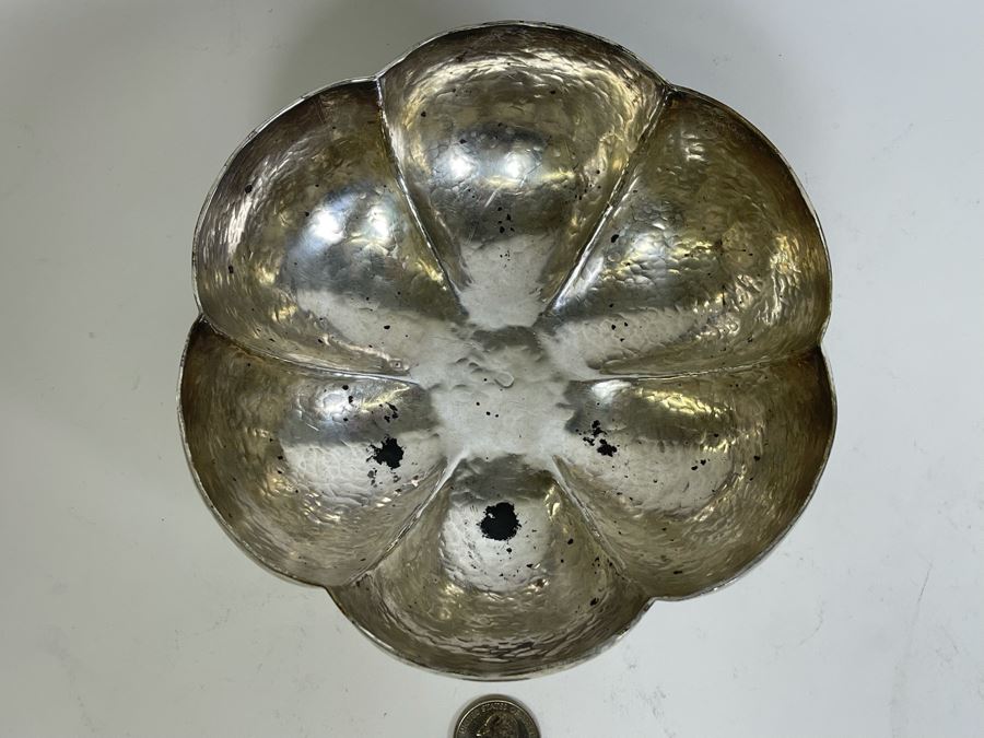 Sterling Silver Bowl Mexican 354g $243 Melt Value [Photo 4]