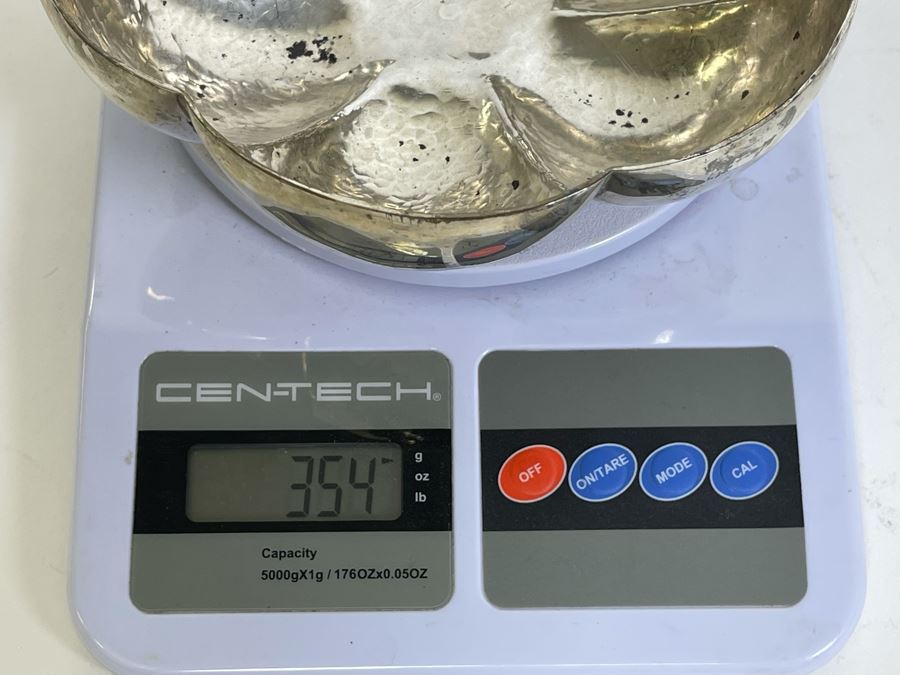 Sterling Silver Bowl Mexican 354g $243 Melt Value [Photo 10]