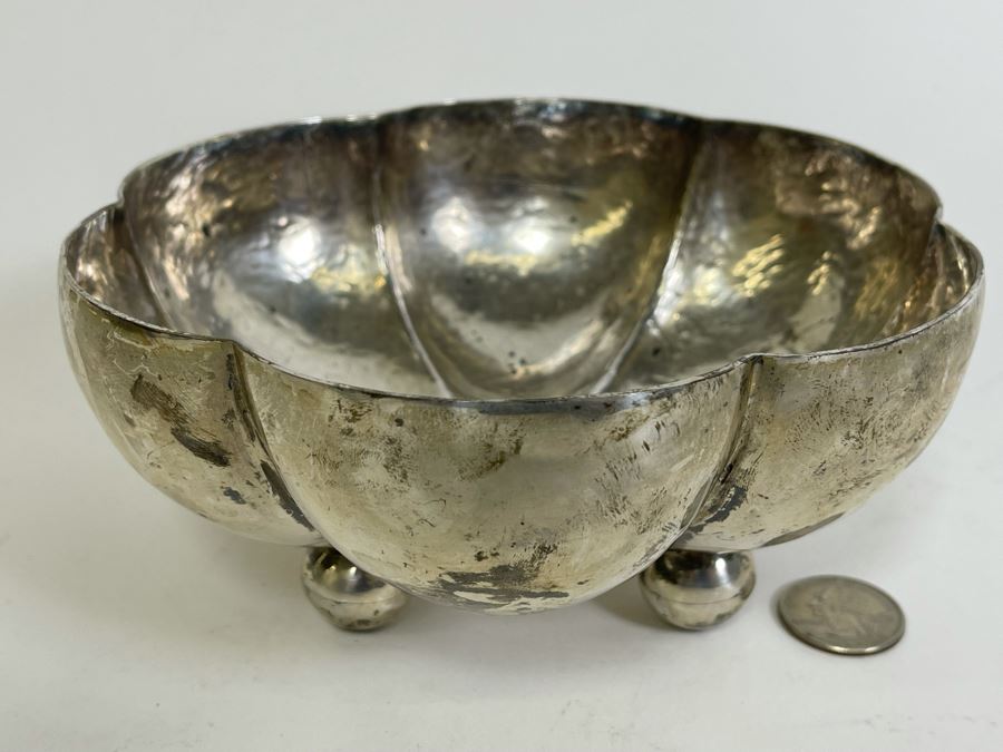 Sterling Silver Bowl Mexican 354g $243 Melt Value [Photo 6]